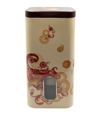 Paisley Cream 500g Retro Tea Caddy